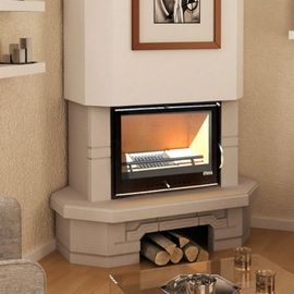 Камин Мета Акцент с топкой Эльба 700Ш угловой