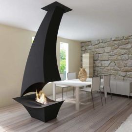 Камин Traforart TRIANON CENTRAL чёрный Камин Traforart TRIANON CENTRAL чёрный