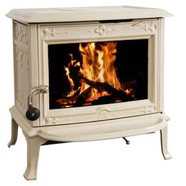 Печь-камин Jotul (Йотул) F 100 ECO LL SE слоновая кость