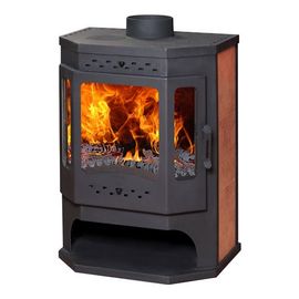 Печь ЭкоКамин Бавария Призматик с плитой и ТО