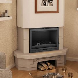 Камин Мета Акцент с топкой Оптима 701Ш угловой