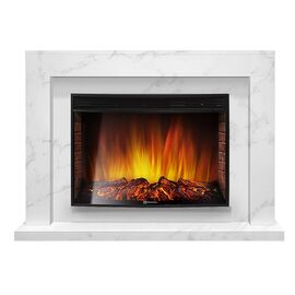 Камин Electrolux Simple 25 белый мрамор с очагом EFP/P - 2720RLS