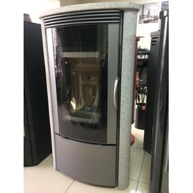 Печь-камин EMBER SKI-210, серый, гранит