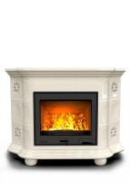 Печь камин КимрПечь Прованс Угловой Ваниль с топкой Ладья 600