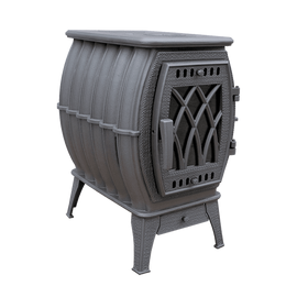 Печь Бахта серая