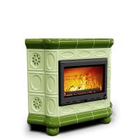 Печь камин КимрПечь Медальон Угловой Олива