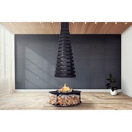 Камин Fireplace 21 центральный подвесной