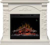 Каминокомплект Prague - Белый /Сланец белый с очагом Symphony 26'' DF2624L-INT