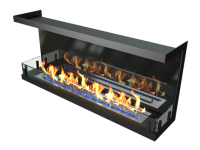 Биокамин ZeFire торцевой Standart 1100 со стемалитом