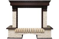 Портал Dimplex Pierre Luxe угловой - Темный дуб / Сланец мелкий