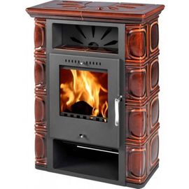 Печь THORMA Borgholm Keramik TOP темно-коричневая