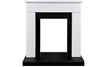 Портал Royal Flame Bergen (Разборный) - Белый с черным (Ширина 900 мм)