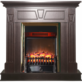 Камин InterFlame Berta M (Берта М) темный дуб с FOBOS GLS BR