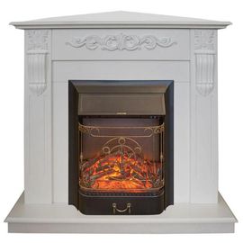 Камин RealFlame Dominica Corner WT с Majestic s Lux BL