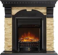 Каминокомплект Dublin - Венге / Сланец с очагом Fobos FX M Black RC