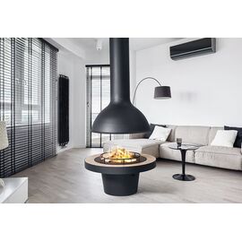 Камин Fireplace 01 центральный островной