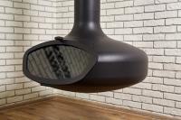 Камин Fireplace 31 подвесной со стеклом D1000