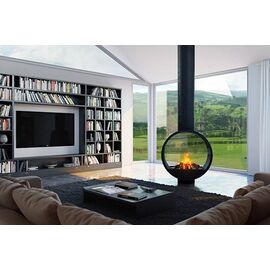 Камин Fireplace 26 с частичным остеклением