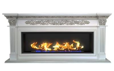 Биокамин в линейном портале "Русский огонь" Барон