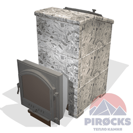 Облицовка Pirocks Президент 24 (пироксенит элит) без дна