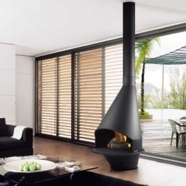 Камин Traforart OVIEDO FRONTAL чёрный Камин Traforart OVIEDO FRONTAL чёрный