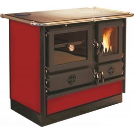 Печь MBS TERMO MAGNUM красный L (отвод дыма левый)