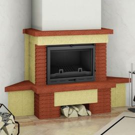 Камин Мета Аккорд с топкой Оптима 701Ш угловой