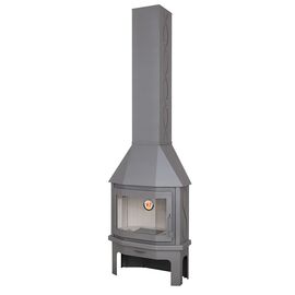 Камин Экокамин Мюнхен Пристенно-Угловой графит