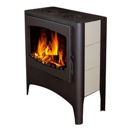 Печь ЭкоКамин Бавария Эко с плитой две конфорки