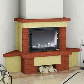 Камин Мета Аккорд с топкой Промо 700 угловой