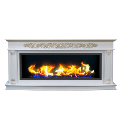 Биокамин в линейном портале "Русский огонь" Милан Люкс