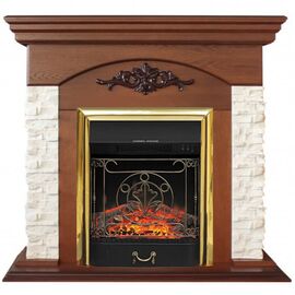 Камин RealFlame NEAPOLIS NT с Majestic Lux Brass Камин RealFlame NEAPOLIS NT с Majestic Lux Brass