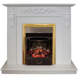 Камин RealFlame Dominica WT с Majestic s Lux BR Камин RealFlame Dominica WT с Majestic s Lux BR