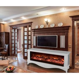 Камин ГЛЕНРИЧ (Glenrich) Версаль S130 с царгой белый