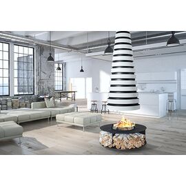 Камин Fireplace 20 центральный подвесной