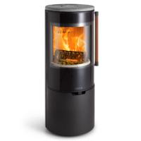 Печь-камин Keddy K900, низкая, SOAPSTONE, кожаная ручка