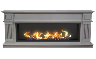 Биокамин в линейном портале "Русский огонь" Амелия