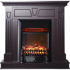 Камин InterFlame Berta M (Берта М) венге с FOBOS GLS BL