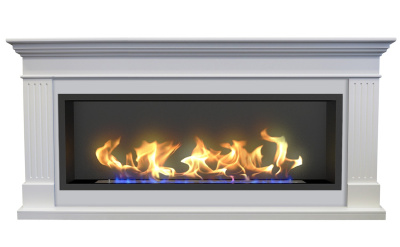 Биокамин в линейном портале "Русский огонь" Турин