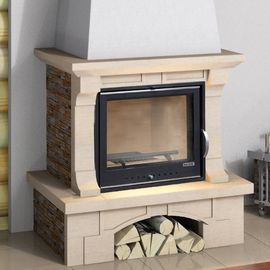 Камин Мета Лира 600 с топкой Эльба 609