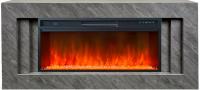 Каминокомплект Line 42 Concrete - Серый бетон с очагом Vision 42 LED