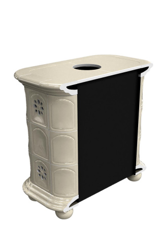 Печь камин КимрПечь Прованс Пристенный Ваниль с топкой Ладья 600