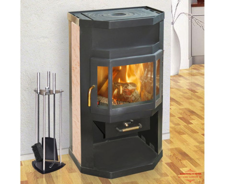 Печь Мета Ока с плитой