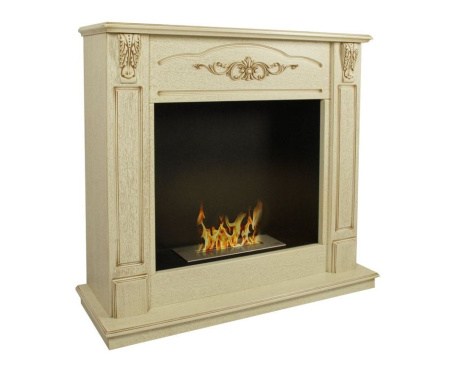 Биокамин Верона бежевый патина