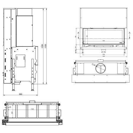 Топка KFD Linea H 1320 4.0 Топка KFD Linea H 1320 4.0