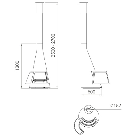 Камин Traforart PICCOLA FRONTAL Камин Traforart PICCOLA FRONTAL