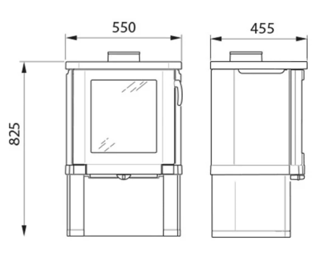 Печь-камин Contura 54T