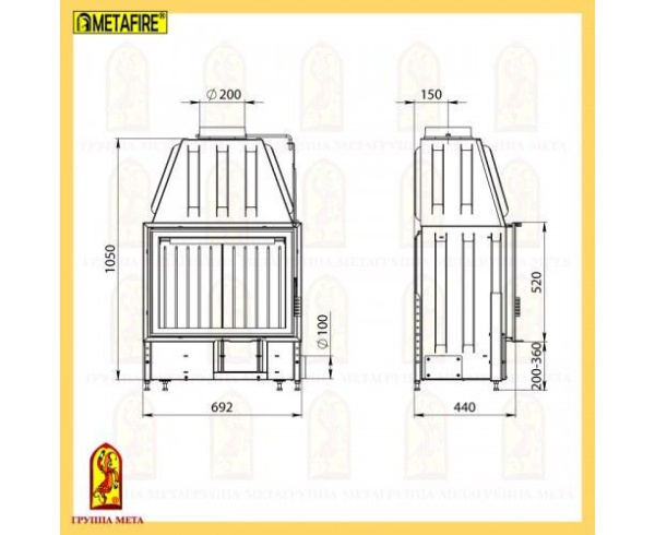 Топка Мета Рона 714Ш