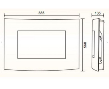 Камин Electrolux EFP/W-1200URLS Белый Камин Electrolux EFP/W-1200URLS Белый