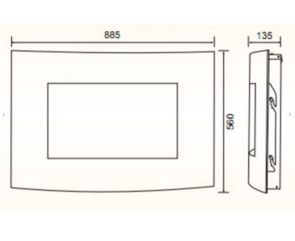 Камин Electrolux EFP/W-1200URLS Белый Камин Electrolux EFP/W-1200URLS Белый